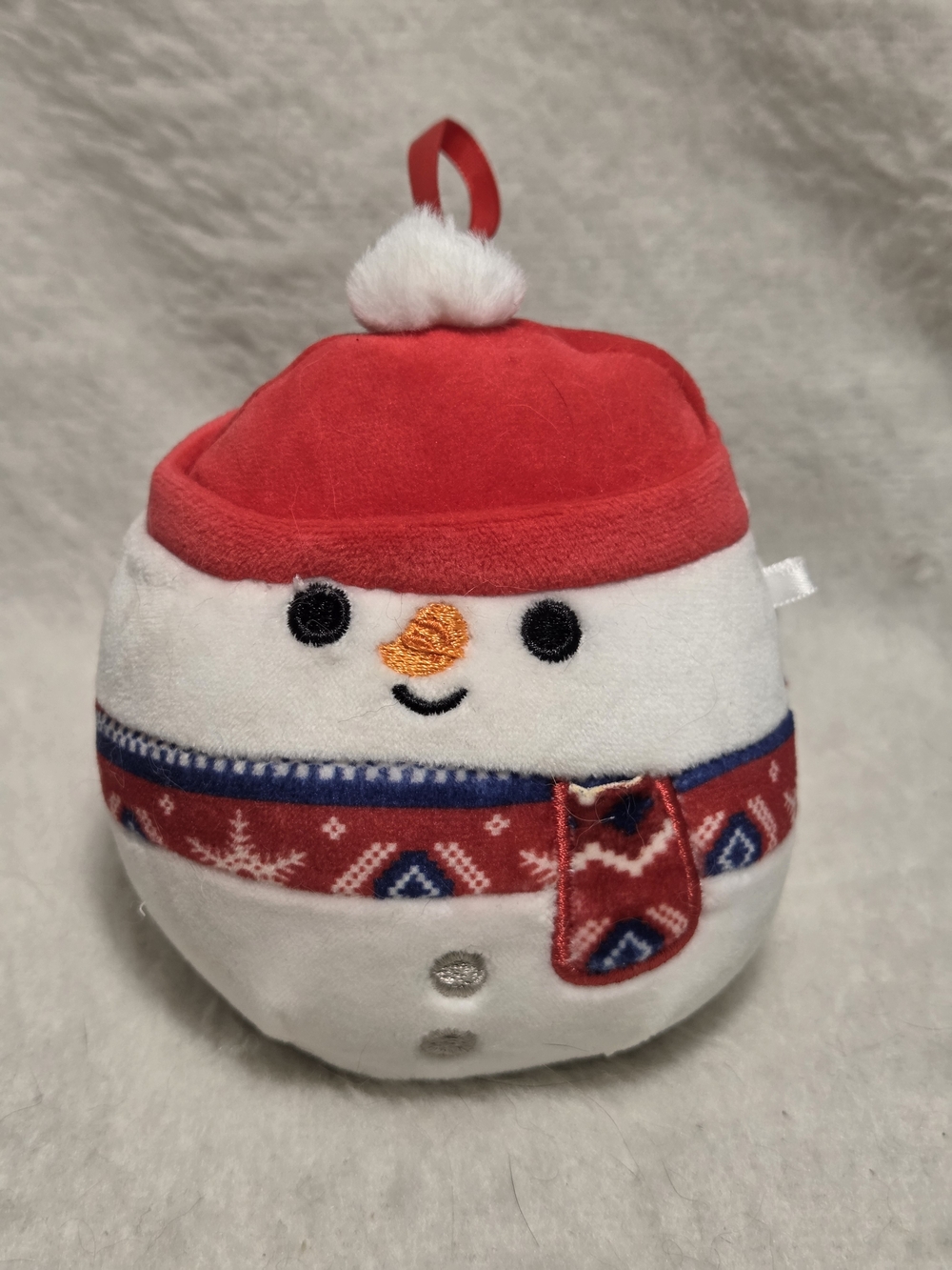 MANNY the Snowman Squishmallows 4" Stuffed Toy Christmas Squad NO HANGTAG